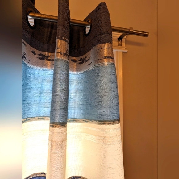 NWOT Bouclair grommet curtain panels 3 -84" x 52" panels - Picture 11 of 11